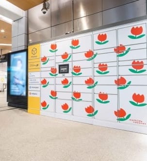 Les consignes Pickup voient désormais la vie en couleurs