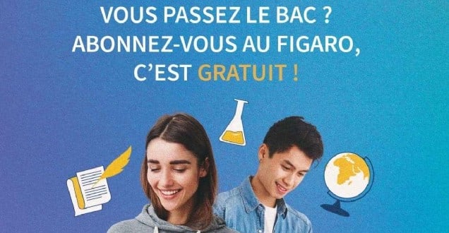 Le Figaro relance son abonnement 'Spécial Bac'