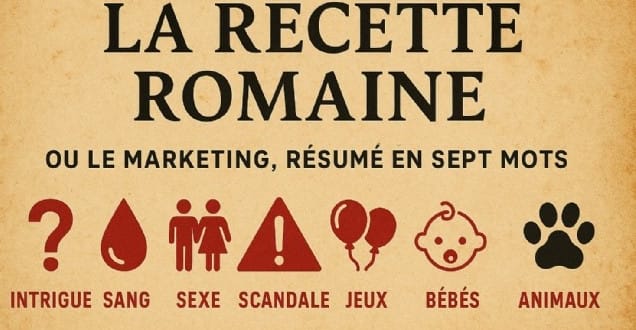 La recette romaine. Ou le marketing, résumé en sept mots