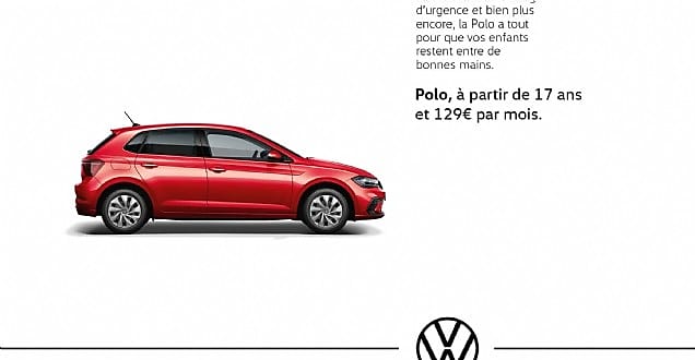[La Créa de la semaine] « Polo, à partir de 17 ans », nouvelle campagne de Volkswagen