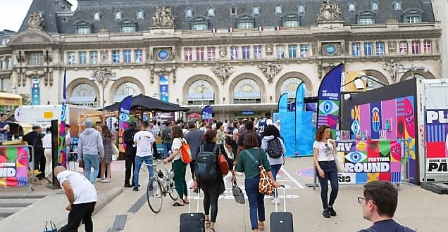 Le Festival Playground anime le parvis de la Gare de Lyon