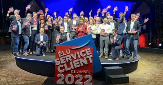 Élu service client de l'année : le palmarès