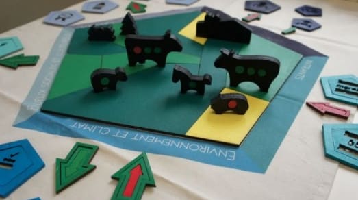 La Grange, un jeu pour discuter collectivement du présent et du futur d'un territoire d'élevage. Sylvain Dernat, Fourni par l'auteur