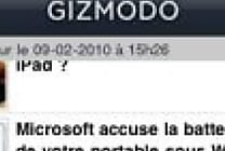 Gizmodo.fr débarque sur l'iPhone