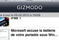 Gizmodo.fr débarque sur l'iPhone