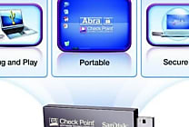 CheckPoint Software lance Abra, bureau virtuel nomade sécurisé sur clé USB