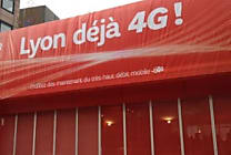 SFR inaugure la 4G données et voix à Lyon