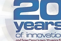 Ciena fête 20 ans d'innovations en infographie