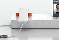 L'Audioffice d'Invoxia change l'iPhone en combiné classique