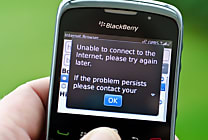 Les utilisateurs de BlackBerry privés d'emails vendredi