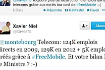Xavier Niel et Arnaud Montebourg se lancent des piques sur Twitter