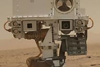 Curiosity probablement victime d'un bombardement cosmique
