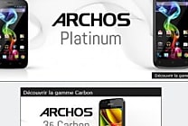 Archos se lance sur le marché des smartphones