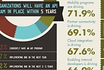 Infographie: les API, axe de développement des entreprises