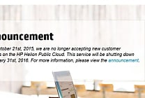 HP et le Cloud public, c'est fini