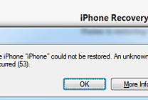 Apple contrit corrige l'erreur 53 sur iOS