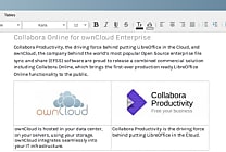 LibreOffice s'invite dans la solution collaborative ownCloud