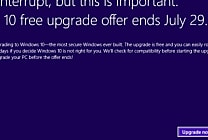 Microsoft déroule l'écran bleu pour migrer sous Windows 10