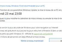 Le passage à Windows 10 toujours gratuit