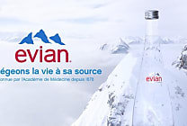 Evian : les bons résultats de sa nouvelle plateforme de marque
