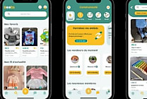 La start-up Beebs, application d'achat et revente dédiée à  [...]