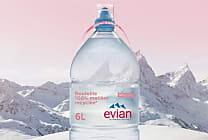 Retour aux sources pour evian avec le studio Jean-Marc Gady