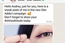 Dior Beauty lance une campagne WhatsApp avec l'influenceuse  [...]