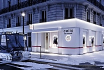 Celio promeut la marque Chamonix-Mont-Blanc dans un pop-up store