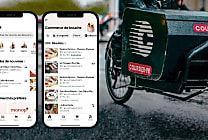 Coursier.fr livre les commandes Uber Eats par vélo cargo