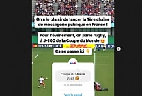 Coupe du monde de rugby 2023 : TF1 inaugure la fonctionnalité  [...]