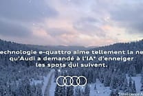 Canal+ Brand Solutions enneige ses écrans pub avec l'IA pour Audi