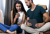 Plus de 9 projets d'achat sur 10 sont discutés au domicile