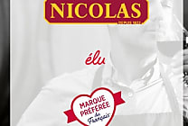 Le caviste Nicolas est nommé 'Marque Préférée des Français'