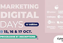 Marketing Digital Days by CyberCité - 4e édition : rendez-vous du 15 au 17 octobre 2024 !