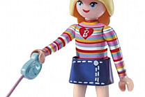 Barbie chausse ses rollers chez Playmobil