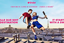 Tinder raconte l'histoire d'amour des youtubeurs 'Charles & Mélanie'