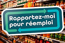 Carrefour et Coopérative U à l'avant-garde du réemploi des emballages