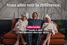 Adagio lance une nouvelle campagne publicitaire familiale avec Josiane