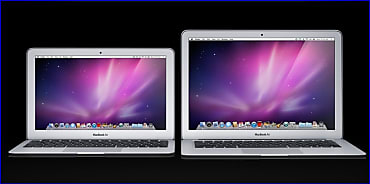 Deux Mac Book Air ultra légers