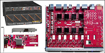 8 cartes sur deux modules de gestion d'IO dernier cri.