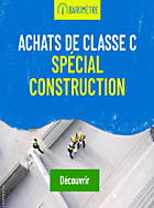 Baromètre des achats de classe C – Secteur de la construction