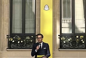 Grégory Gazagne : 'La France aime Snapchat et Snapchat aime la France'
