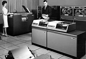 une configuration à deux disques IBM 1311 (© IBM)