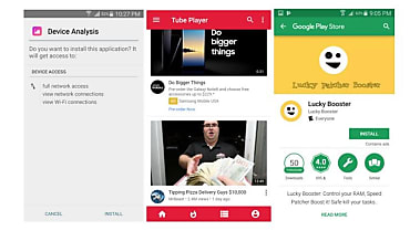 exemple d'apps infectées sur Google Play