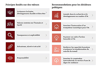 Les grands principes de l'IA de confiance de l'OCDE que s'attache à appliquer Nozha Boujemaa chez Decathlon.