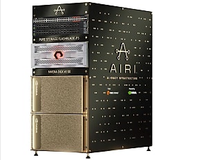 L'appliance AIRI de Pure Storage, un équipement qui intègre notamment les modules de calcul DGX de Nvidia et la technologie de stockage du constructeur.