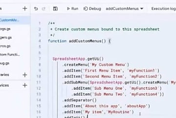 Google Sheets : porte d'entrée sur Apps Script ?