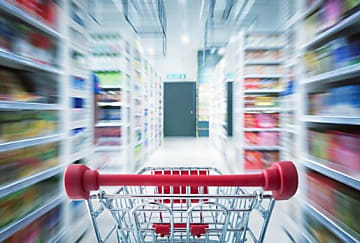 Le supermarché reste le lieu privilégié des achats du quotidien