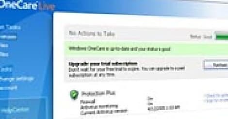 Sécurité : Windows Live OneCare paré pour un lancement mondial