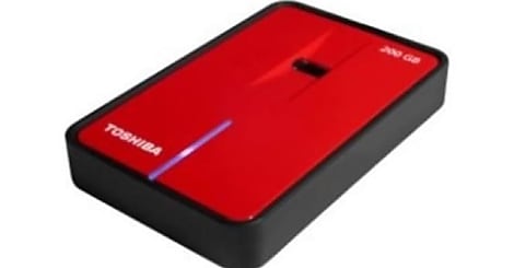 Toshiba annonce un disque externe 200 Go sécurisé, durci...